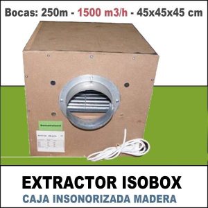 CAJA ISOBOX MADERA HDF 1500M3/H